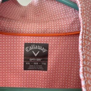 Callaway Mens golf shirt